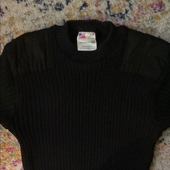 Military Wool Sweater - Picture 3 of 5